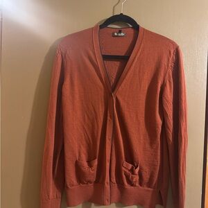 Loro Piana Virgin Wool Sweater IT 46 Rust Red – Needs Repair